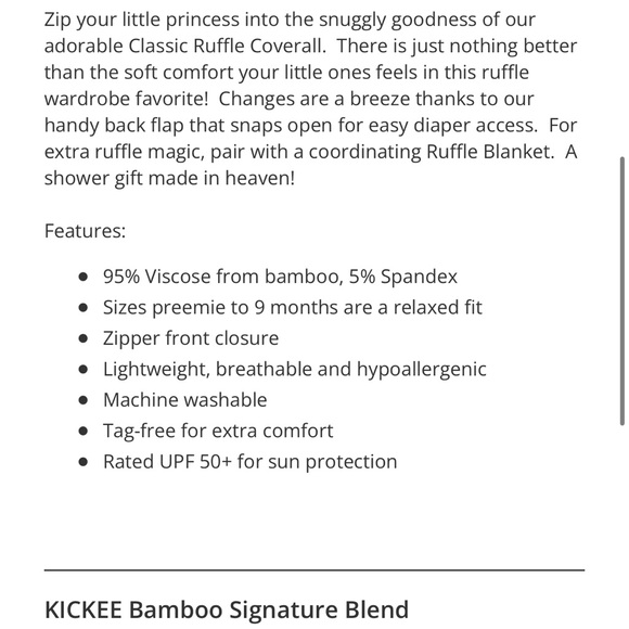 Kickee Pants One Pieces Nwt Kicker Pants Ruffle Coverall W Zipper 69mo Cow Print Poshmark